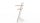 Rednerpult – Stehpult weiß 56 x 50 cm (L x B), H 116 cm